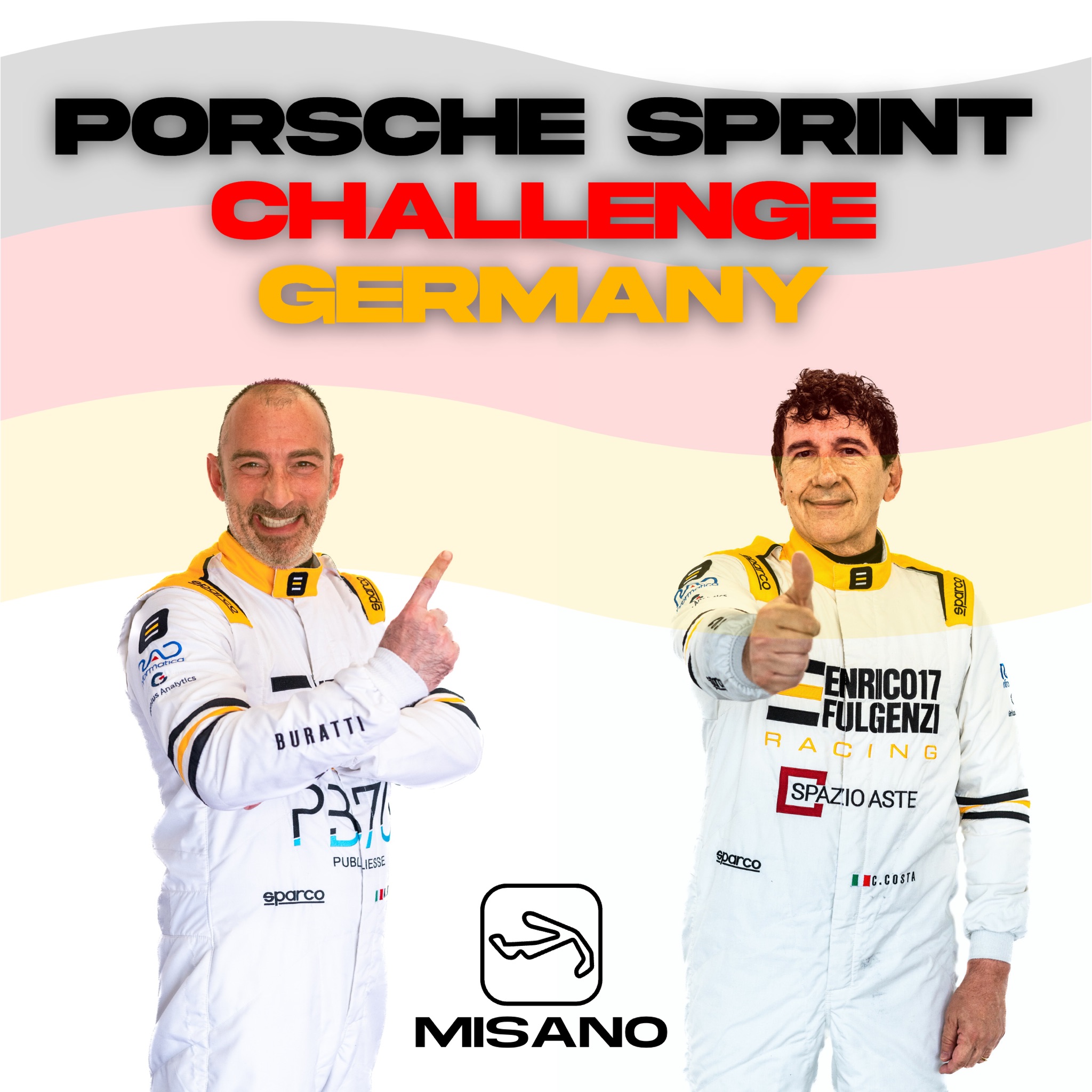 Il team Enrico Fulgenzi Racing  pronto per la sfida nel Porsche Sprint Challenge Germany